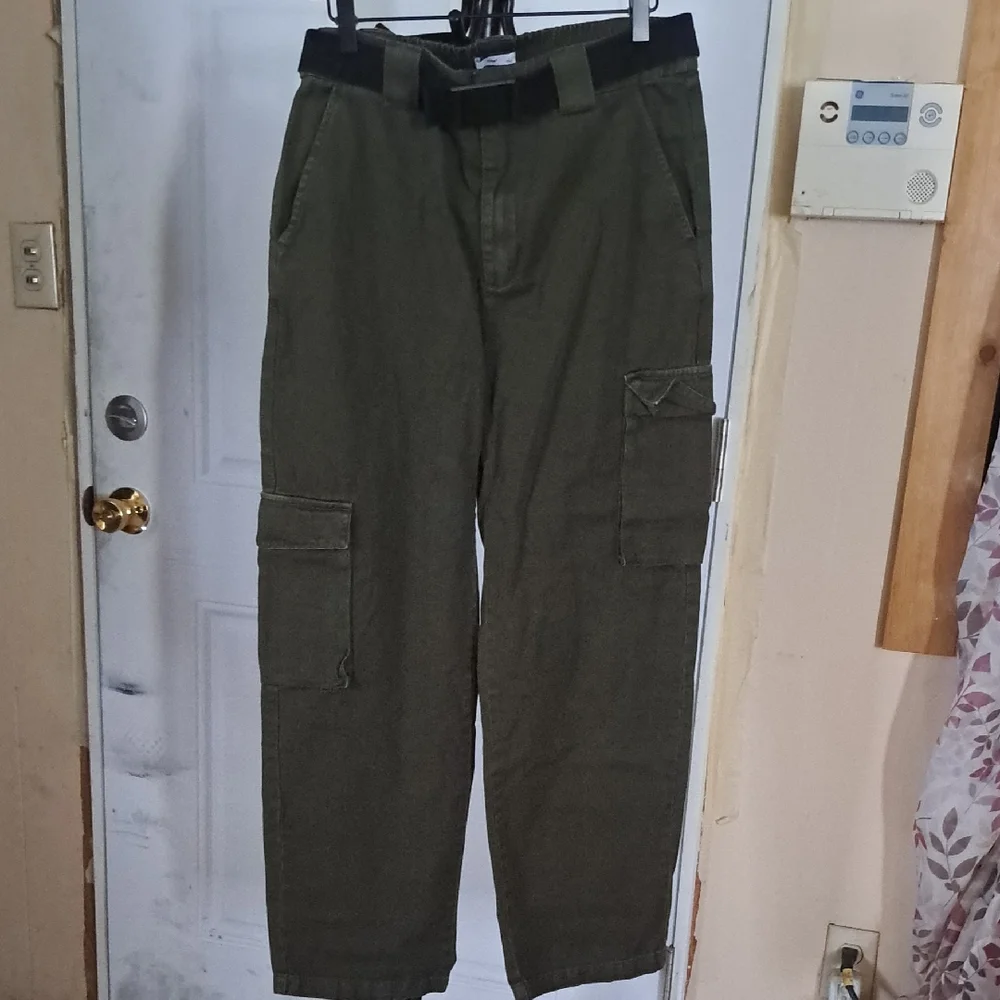 TNA Men's Olive Cargo Pants